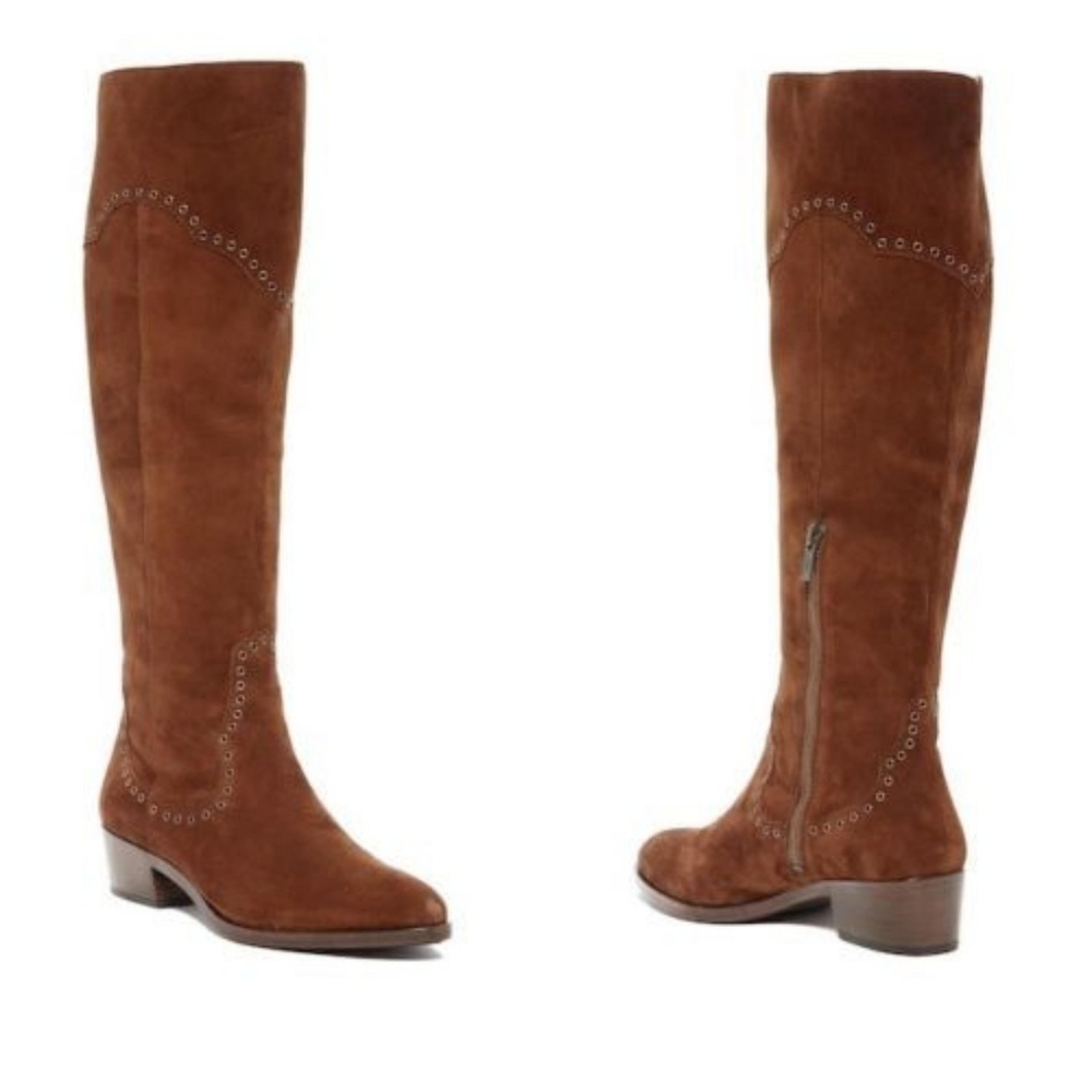 Frye Ray Grommet Over The Knee Suede Boots